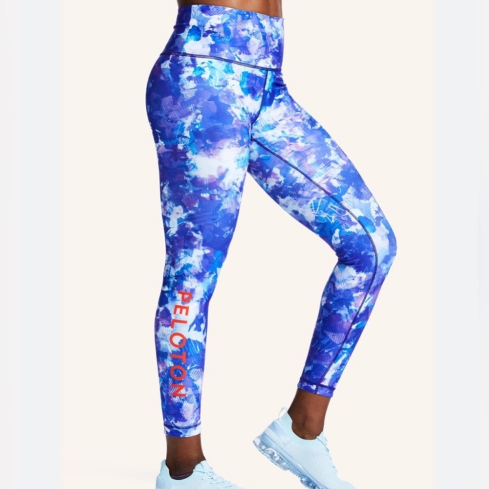 {Peloton} Wear It To Heart Brand New Blue Moves High Waist Legging